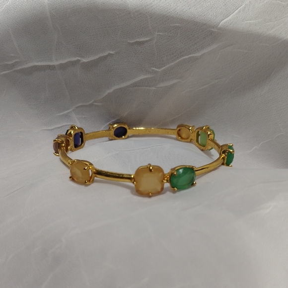 Kate Spade Gold Bracelet with Purple, Green, and Pink Accents - Picture 3 of 7